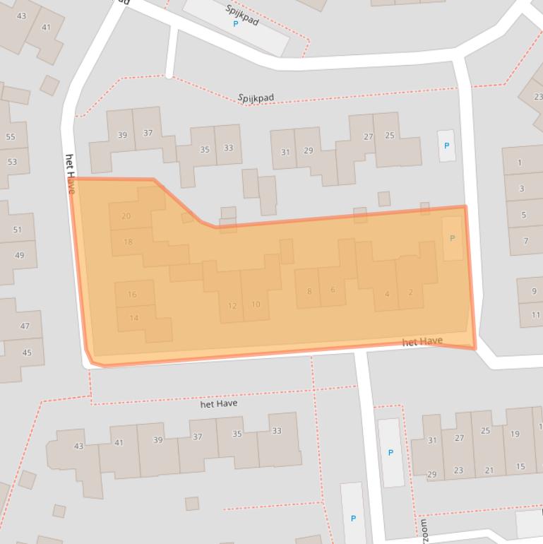 Kaart van postcodegebied 7211NB.