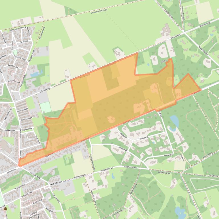 Kaart van postcodegebied 7213AB.