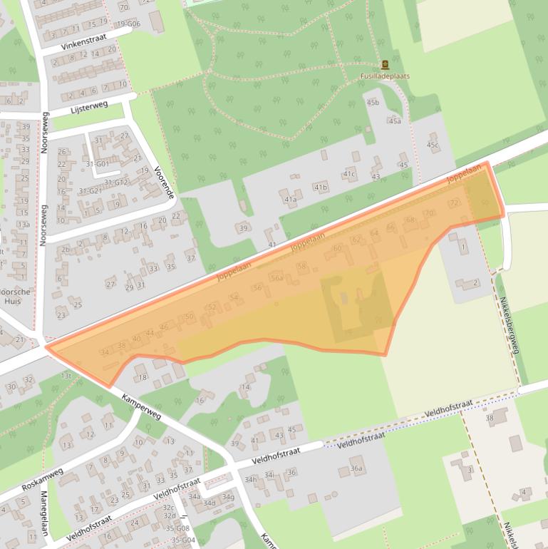 Kaart van postcodegebied 7213AD.