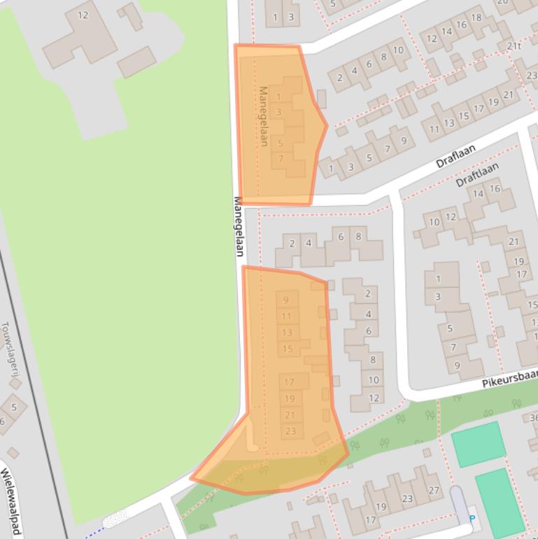 Kaart van postcodegebied 7213BN.