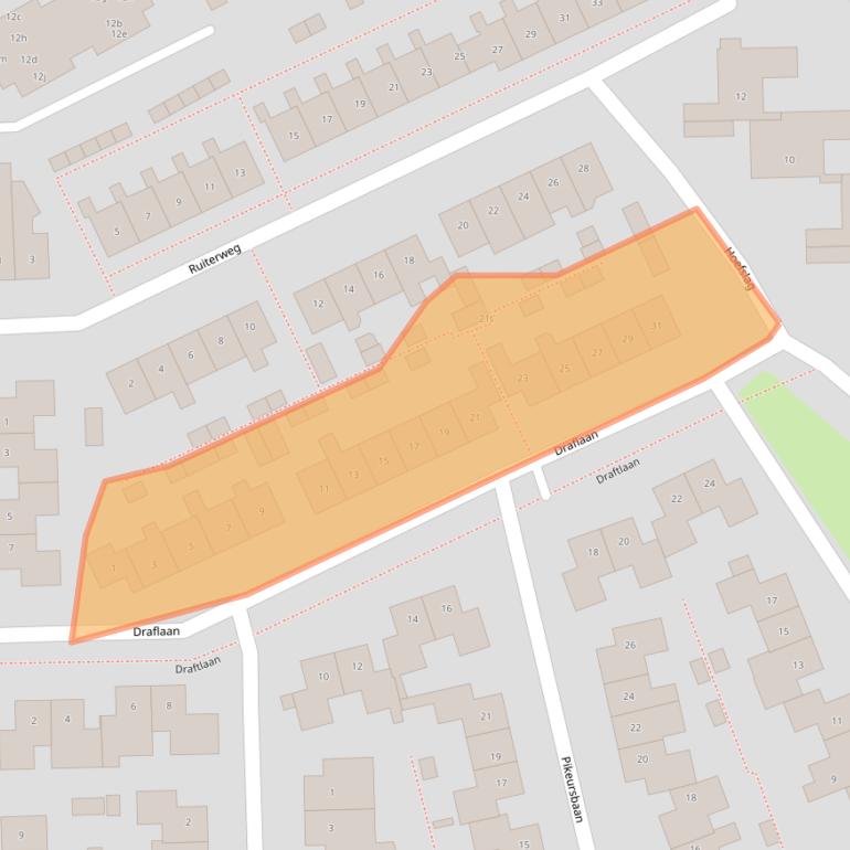 Kaart van postcodegebied 7213BP.