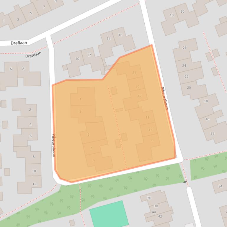 Kaart van postcodegebied 7213BS.