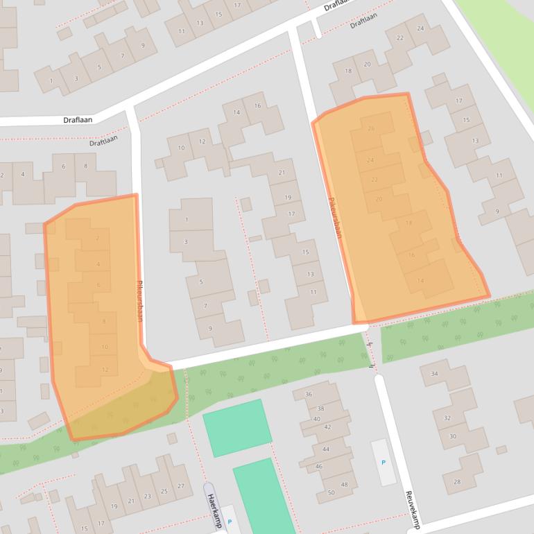 Kaart van postcodegebied 7213BT.