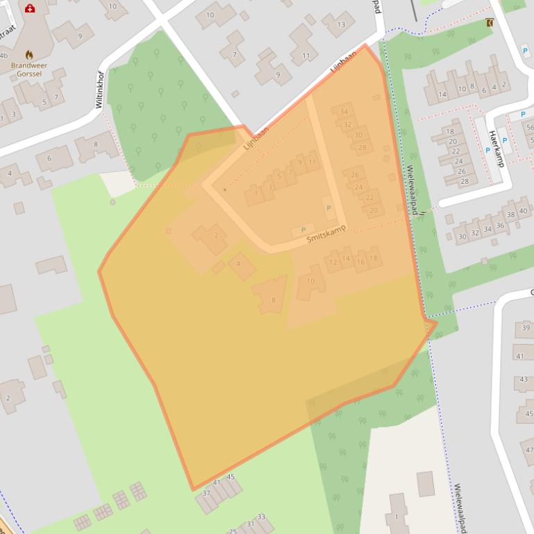 Kaart van postcodegebied 7213BX.