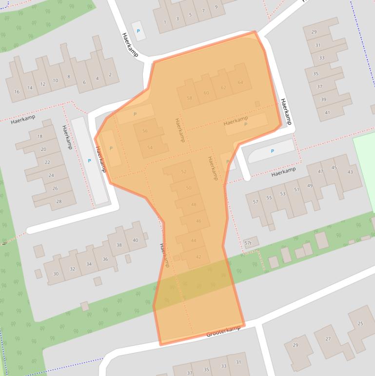 Kaart van postcodegebied 7213CB.