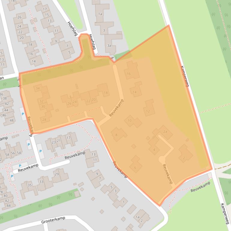 Kaart van postcodegebied 7213CE.