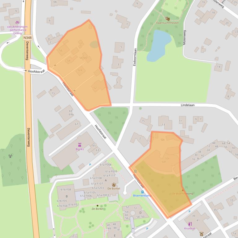 Kaart van postcodegebied 7213CZ.