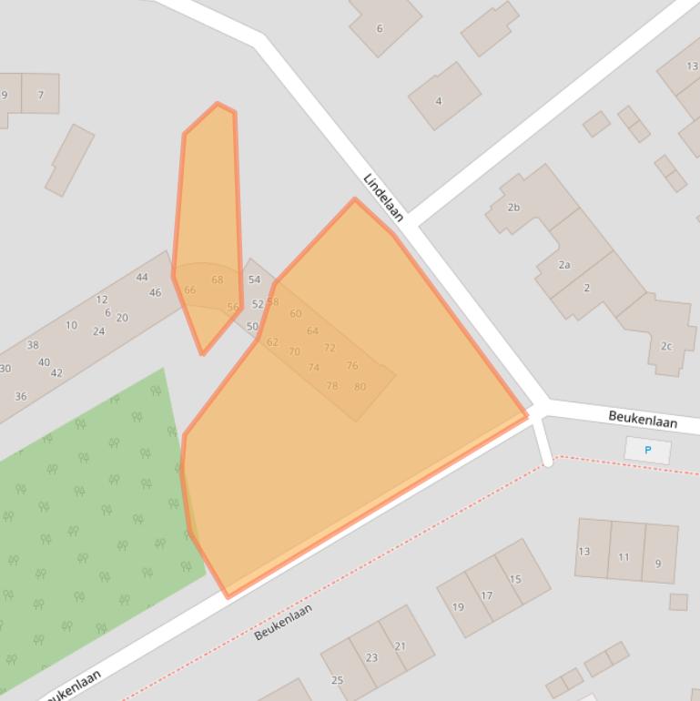 Kaart van postcodegebied 7213DH.