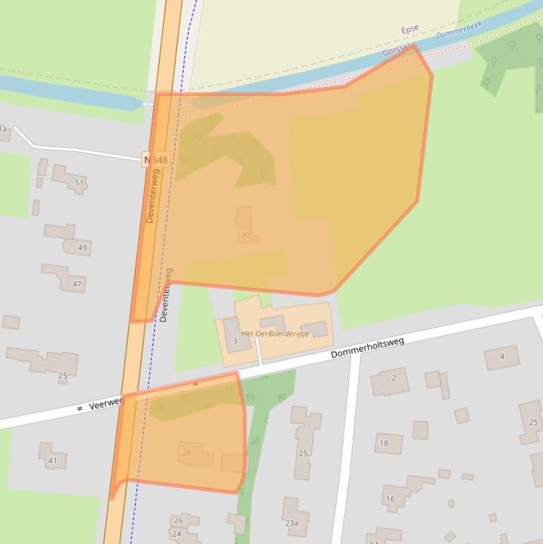 Kaart van postcodegebied 7213EJ.