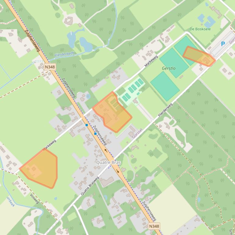 Kaart van postcodegebied 7213GC.