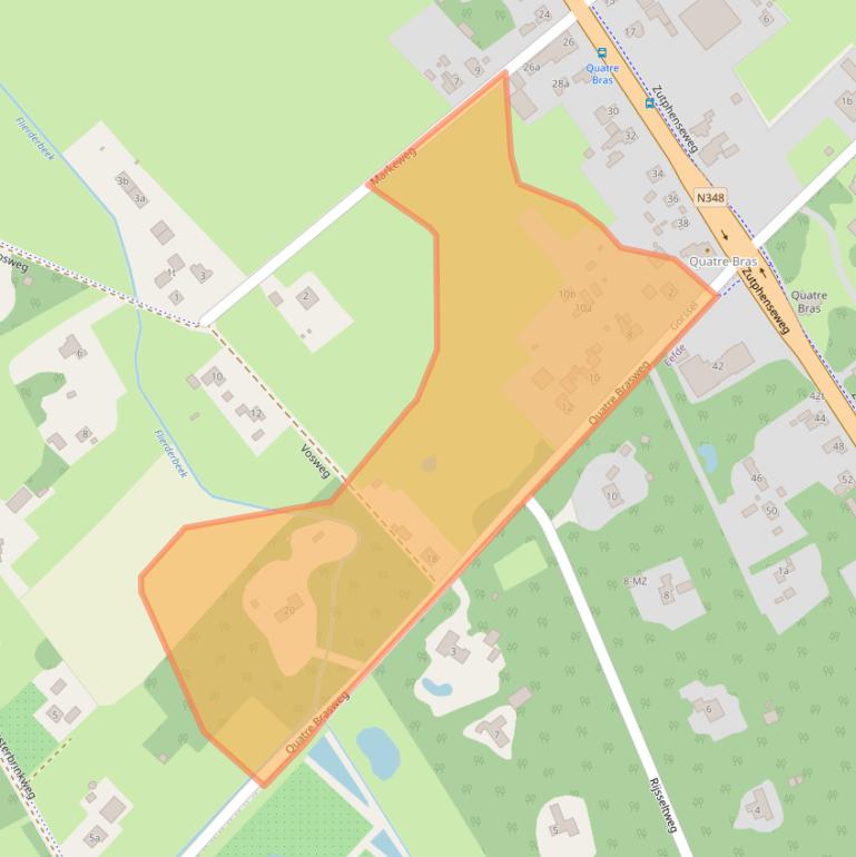 Kaart van postcodegebied 7213LA.