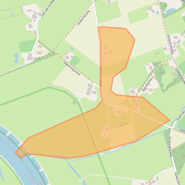 Kaart van postcodegebied 7213LC.