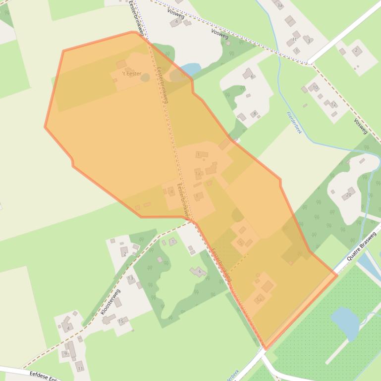 Kaart van postcodegebied 7213LD.