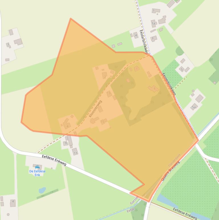 Kaart van postcodegebied 7213LE.