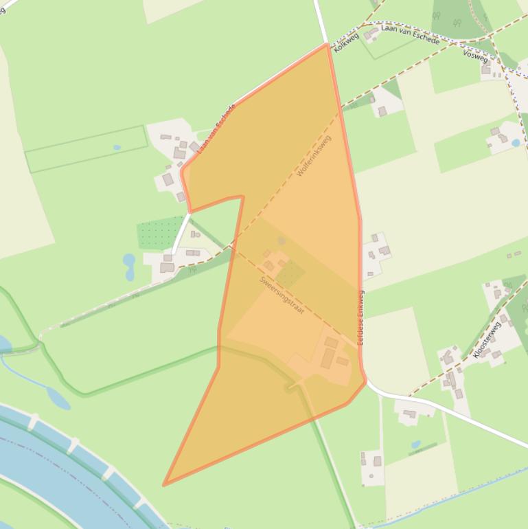 Kaart van postcodegebied 7213LH.