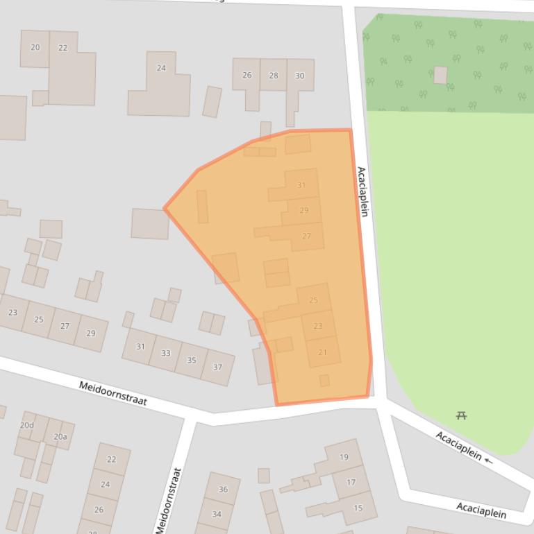 Kaart van postcodegebied 7213WL.