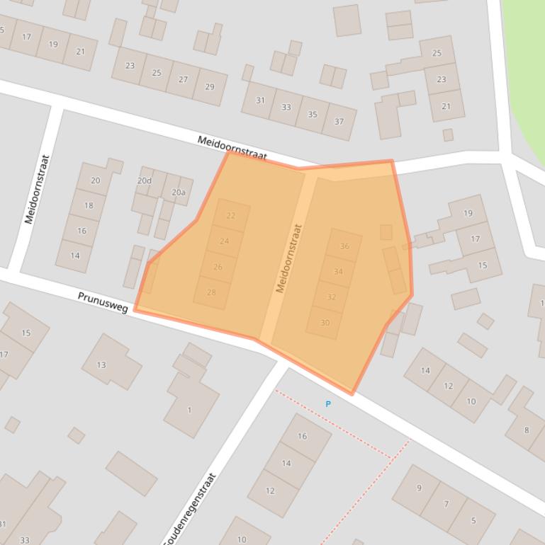 Kaart van postcodegebied 7213WS.