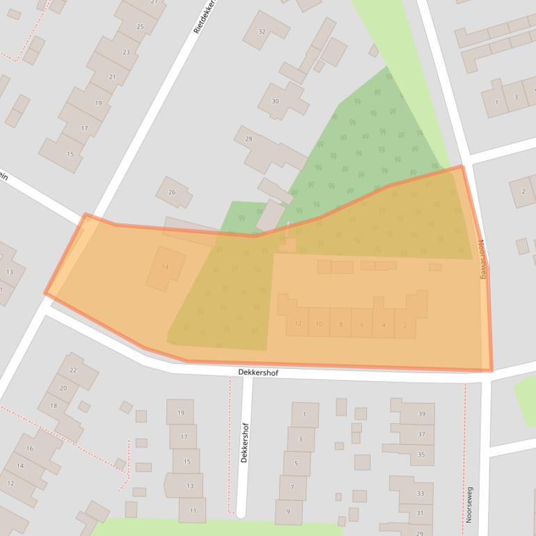 Kaart van postcodegebied 7213XK.