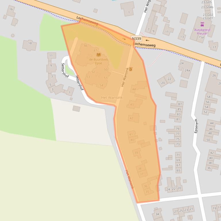 Kaart van postcodegebied 7214AH.