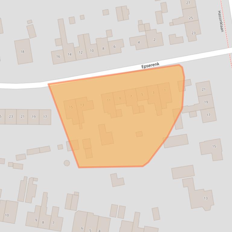 Kaart van postcodegebied 7214AM.