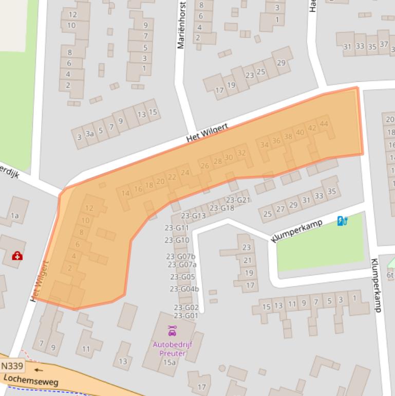 Kaart van postcodegebied 7214AV.