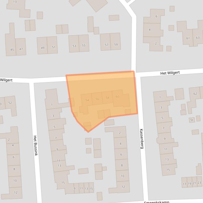 Kaart van postcodegebied 7214AX.