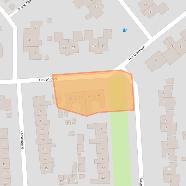 Kaart van postcodegebied 7214AZ.