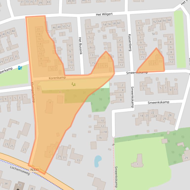 Kaart van postcodegebied 7214BB.