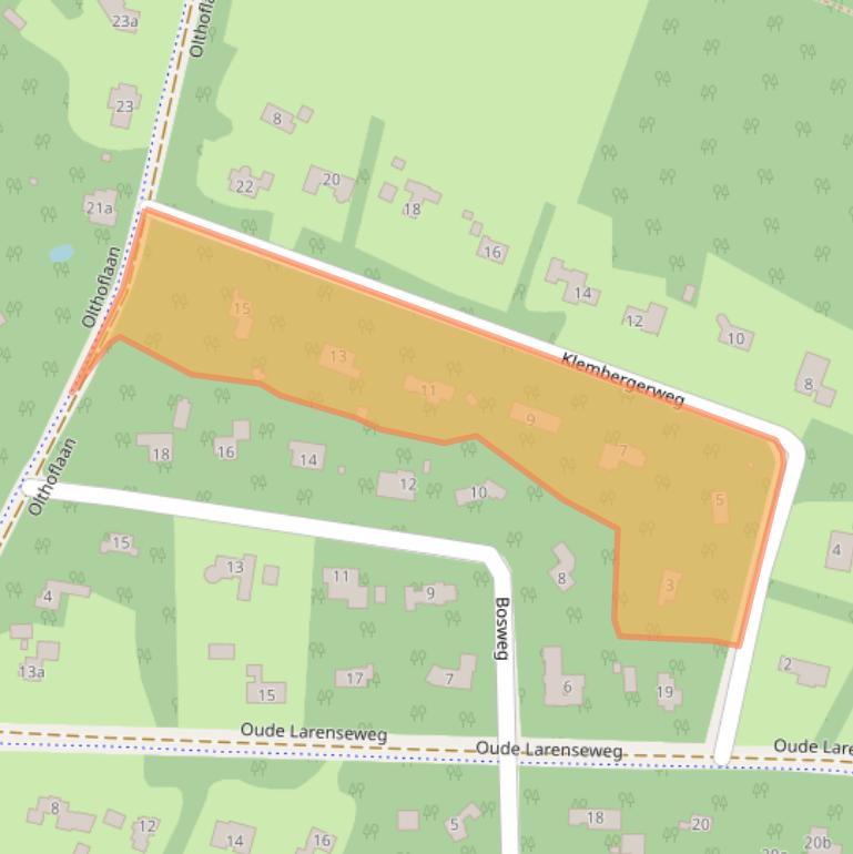 Kaart van postcodegebied 7214BK.