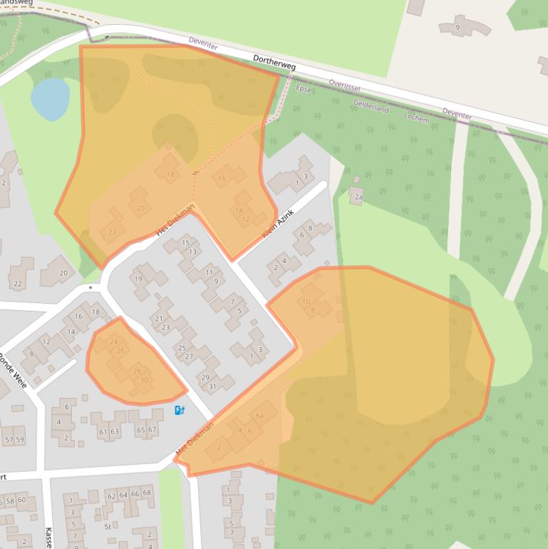 Kaart van postcodegebied 7214CC.