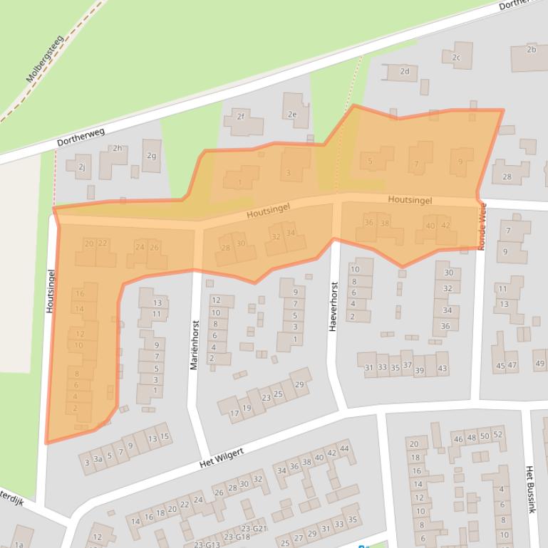 Kaart van postcodegebied 7214CG.