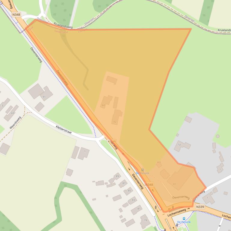 Kaart van postcodegebied 7214DH.