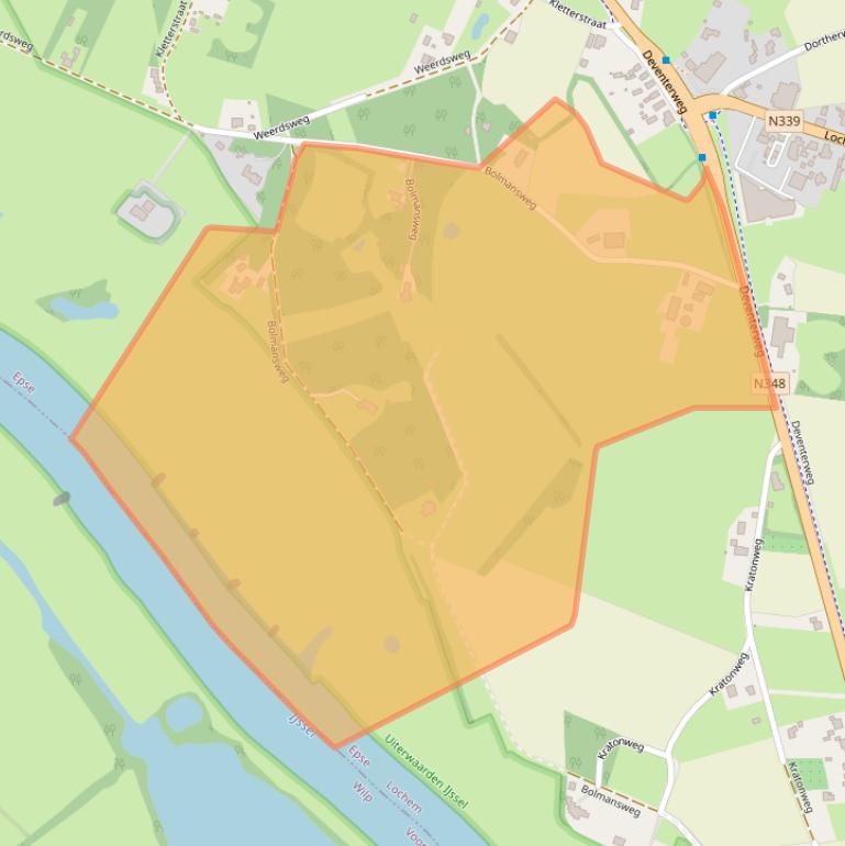 Kaart van postcodegebied 7214DL.