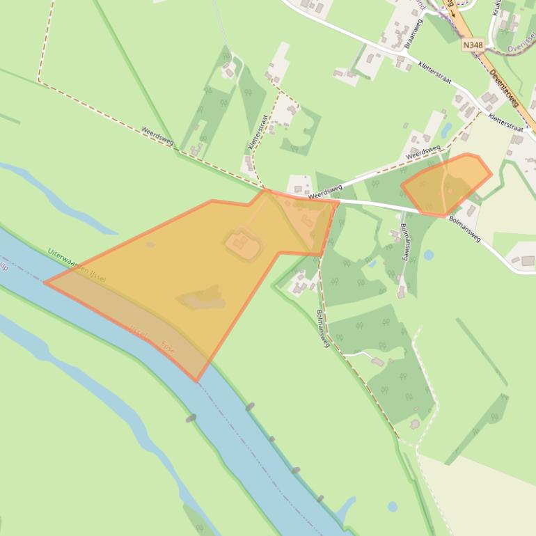 Kaart van postcodegebied 7214DM.