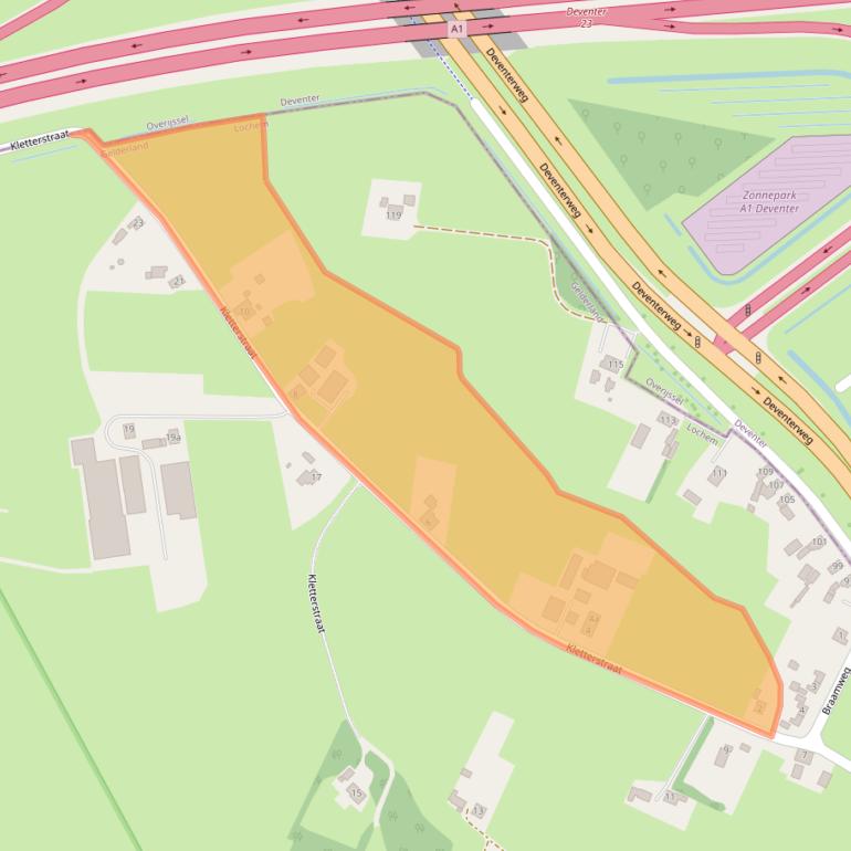 Kaart van postcodegebied 7214DR.