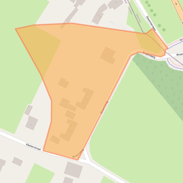 Kaart van postcodegebied 7214DS.