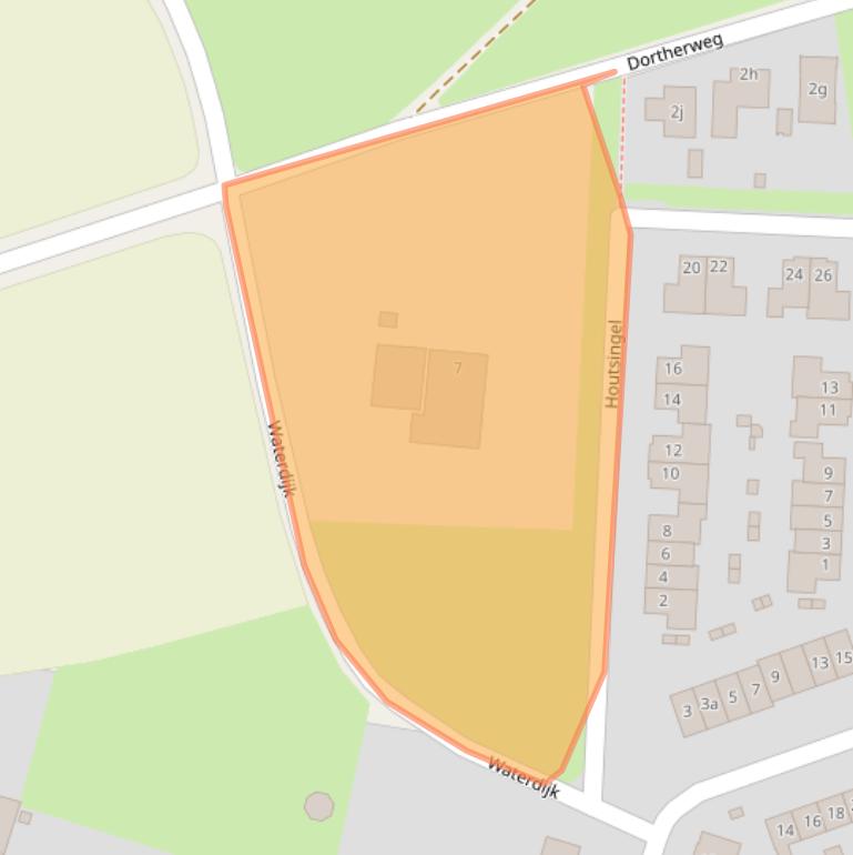 Kaart van postcodegebied 7214DT.