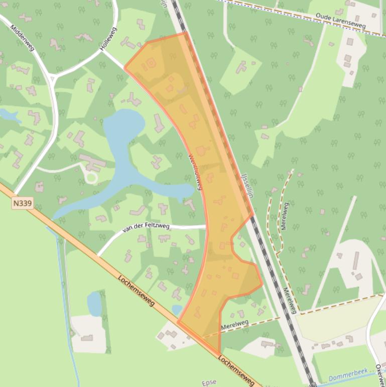 Kaart van postcodegebied 7214EG.