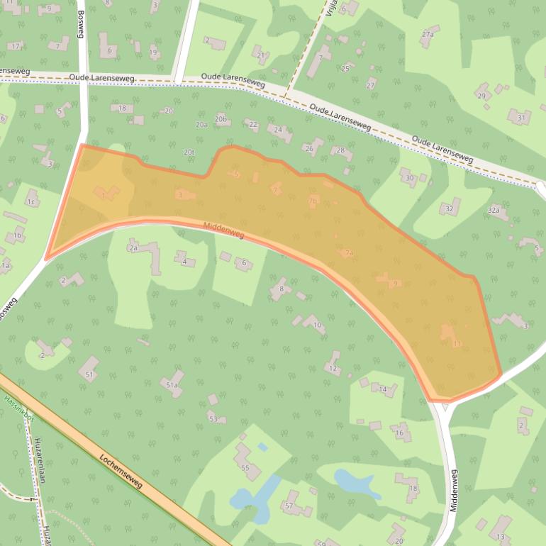 Kaart van postcodegebied 7214EL.