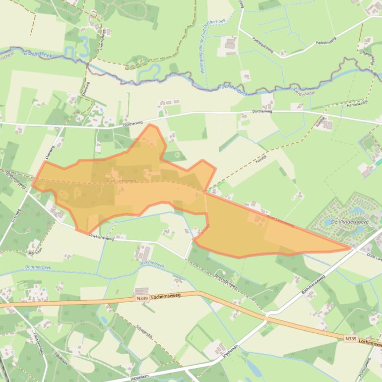 Kaart van postcodegebied 7214PE.