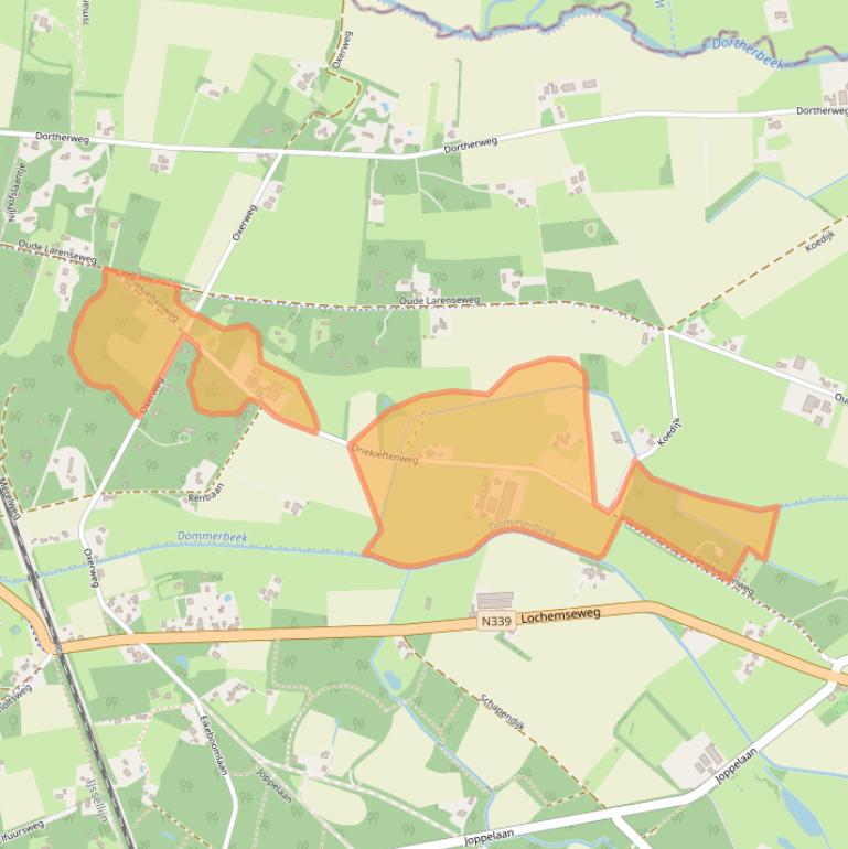 Kaart van postcodegebied 7214PJ.