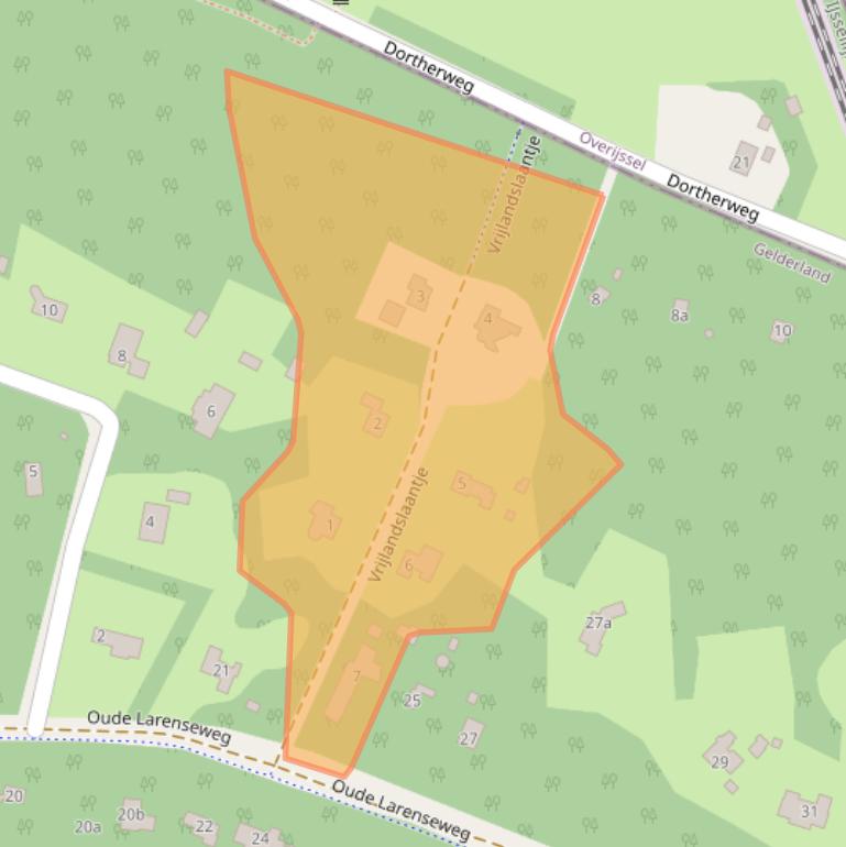 Kaart van postcodegebied 7214PW.