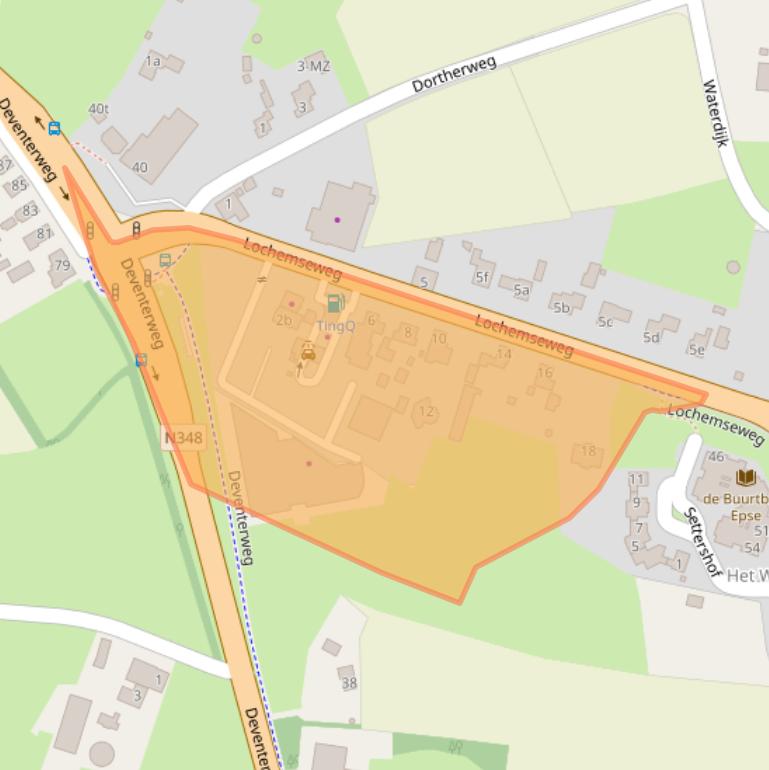 Kaart van postcodegebied 7214RH.