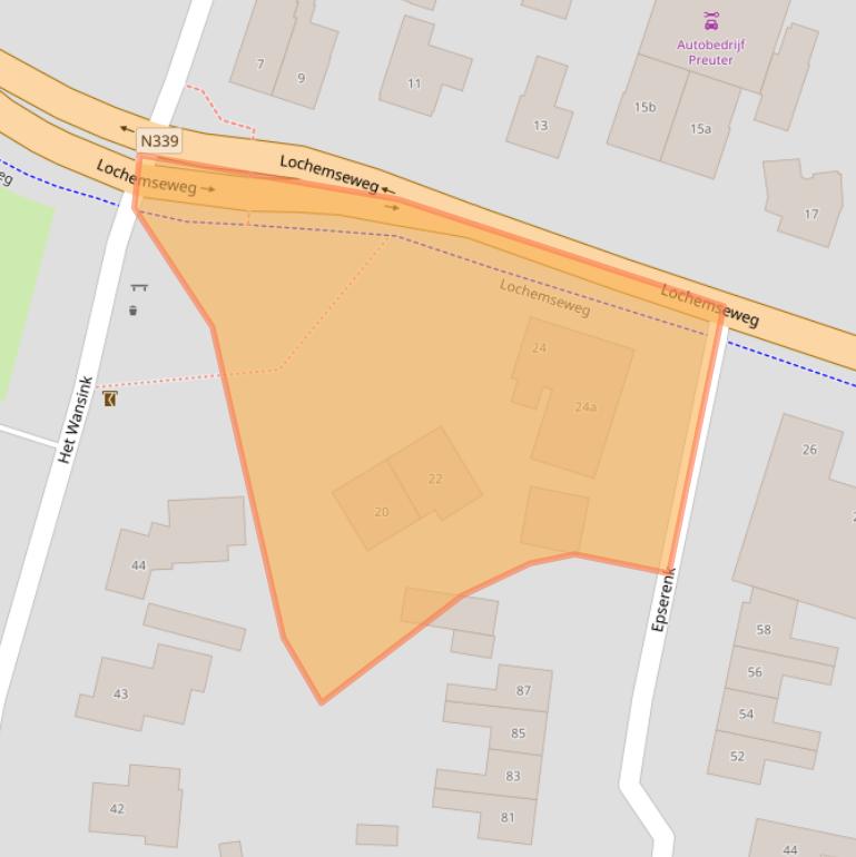 Kaart van postcodegebied 7214RJ.