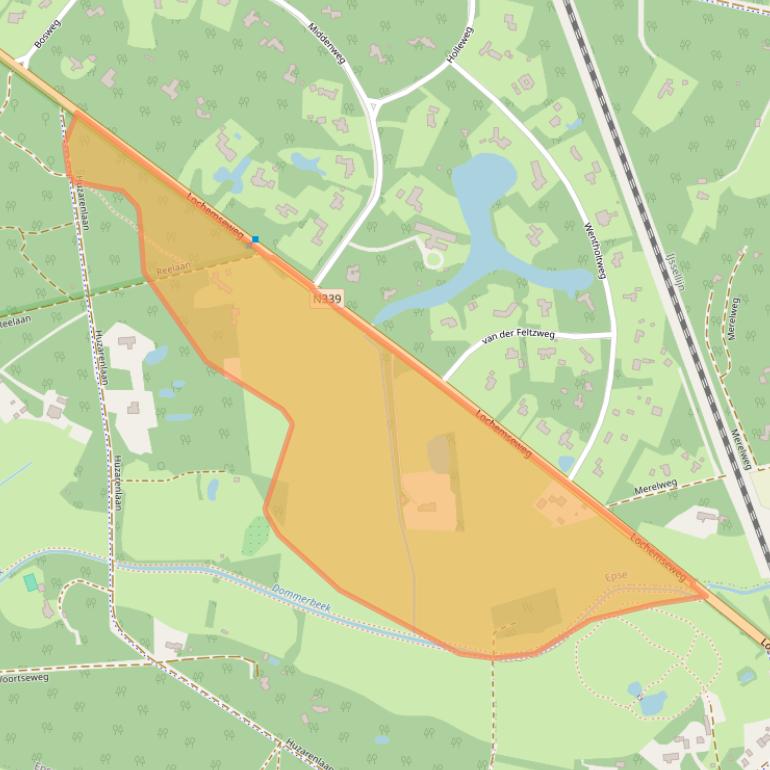 Kaart van postcodegebied 7214RM.