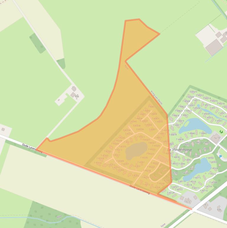 Kaart van postcodegebied 7214RN.