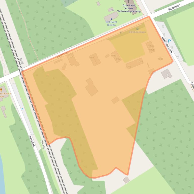 Kaart van postcodegebied 7215AG.