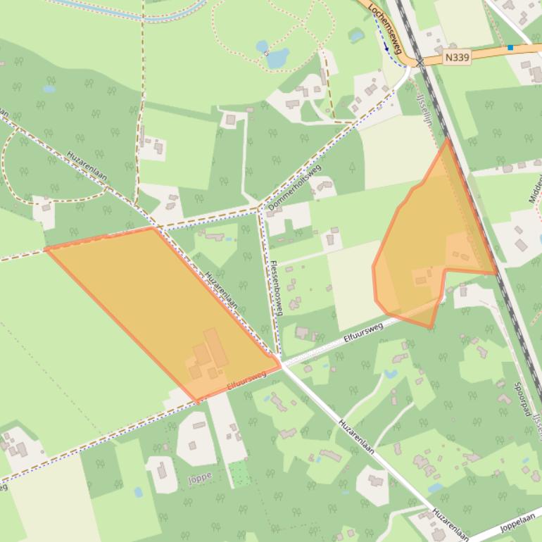 Kaart van postcodegebied 7215EA.