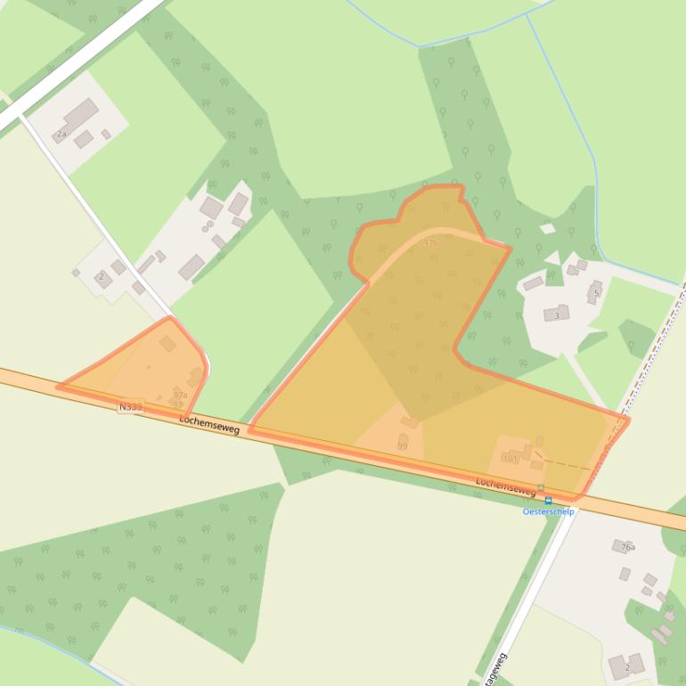 Kaart van postcodegebied 7215RB.