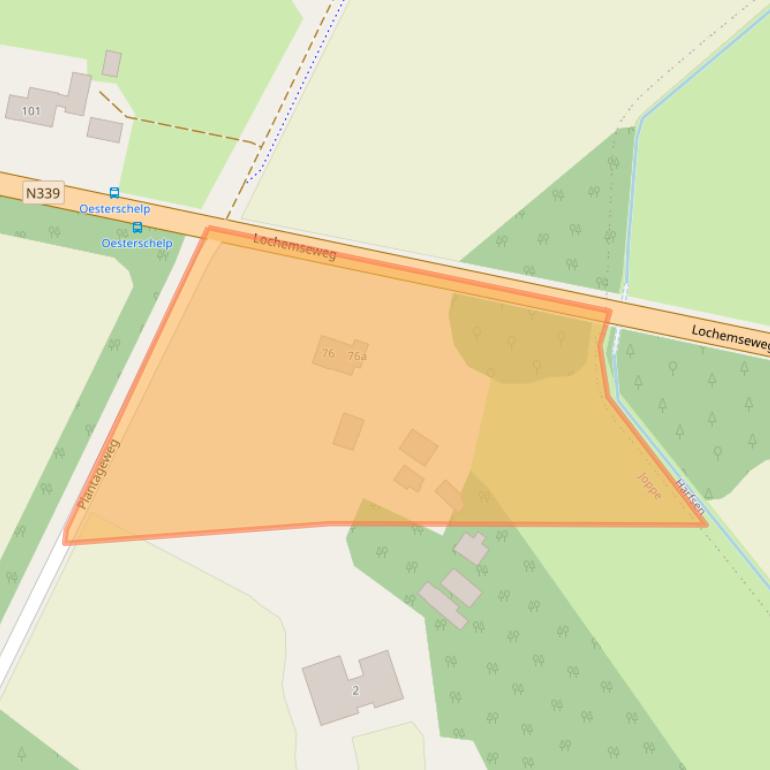 Kaart van postcodegebied 7215RD.